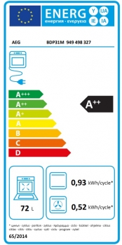 AEG BDP31M 5000 SurroundCook® / Einbaubackofen / Pyrolytische Selbstreinigung / Edelstahl mit Antifingerprint